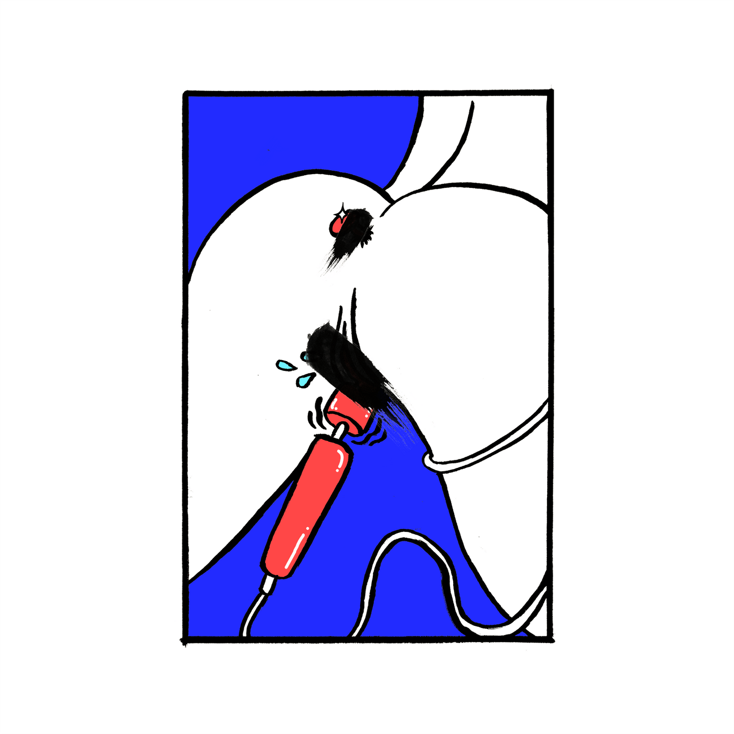 Magic Wand (uncensored) Screenprint