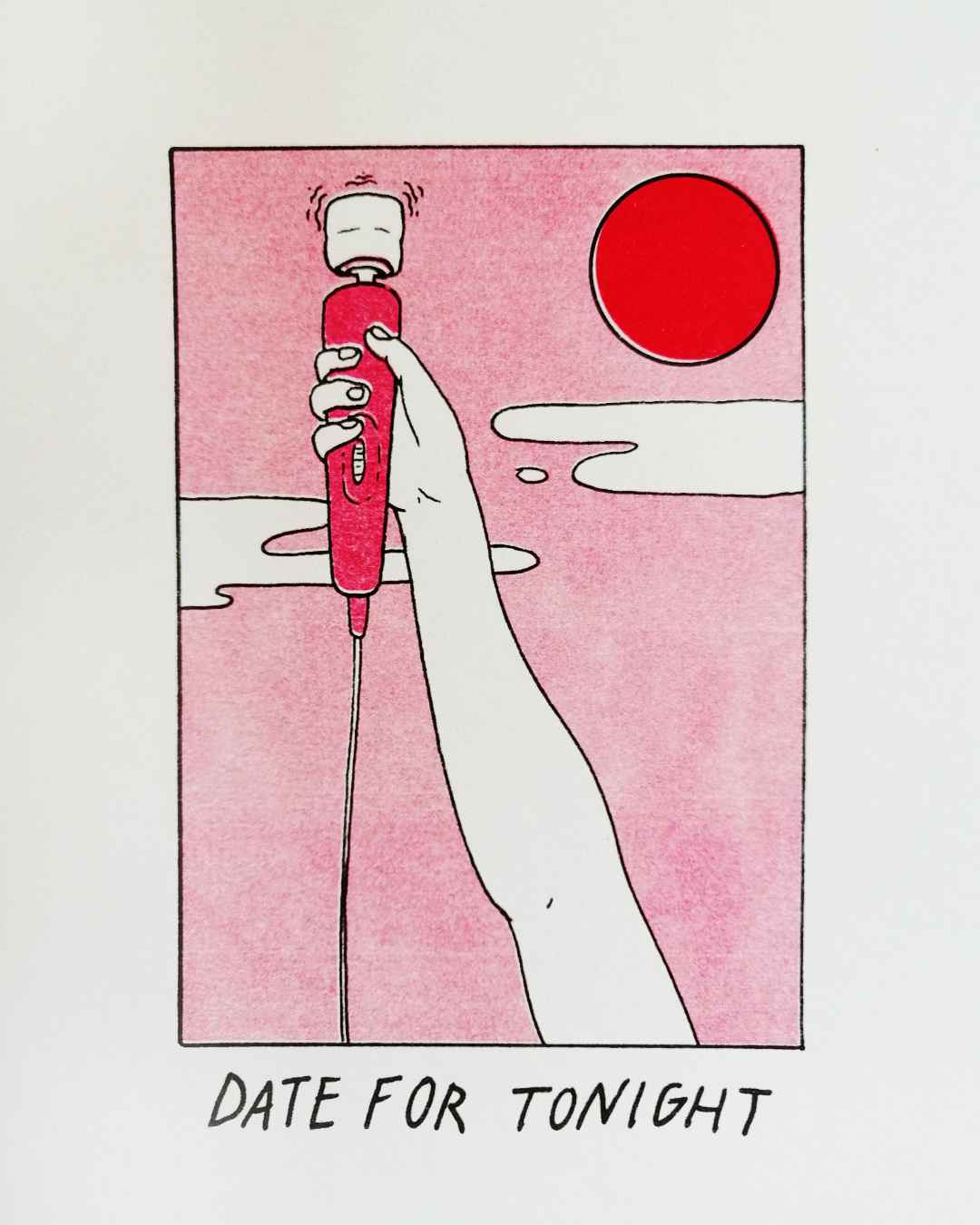 Date for Tonight Risoprint
