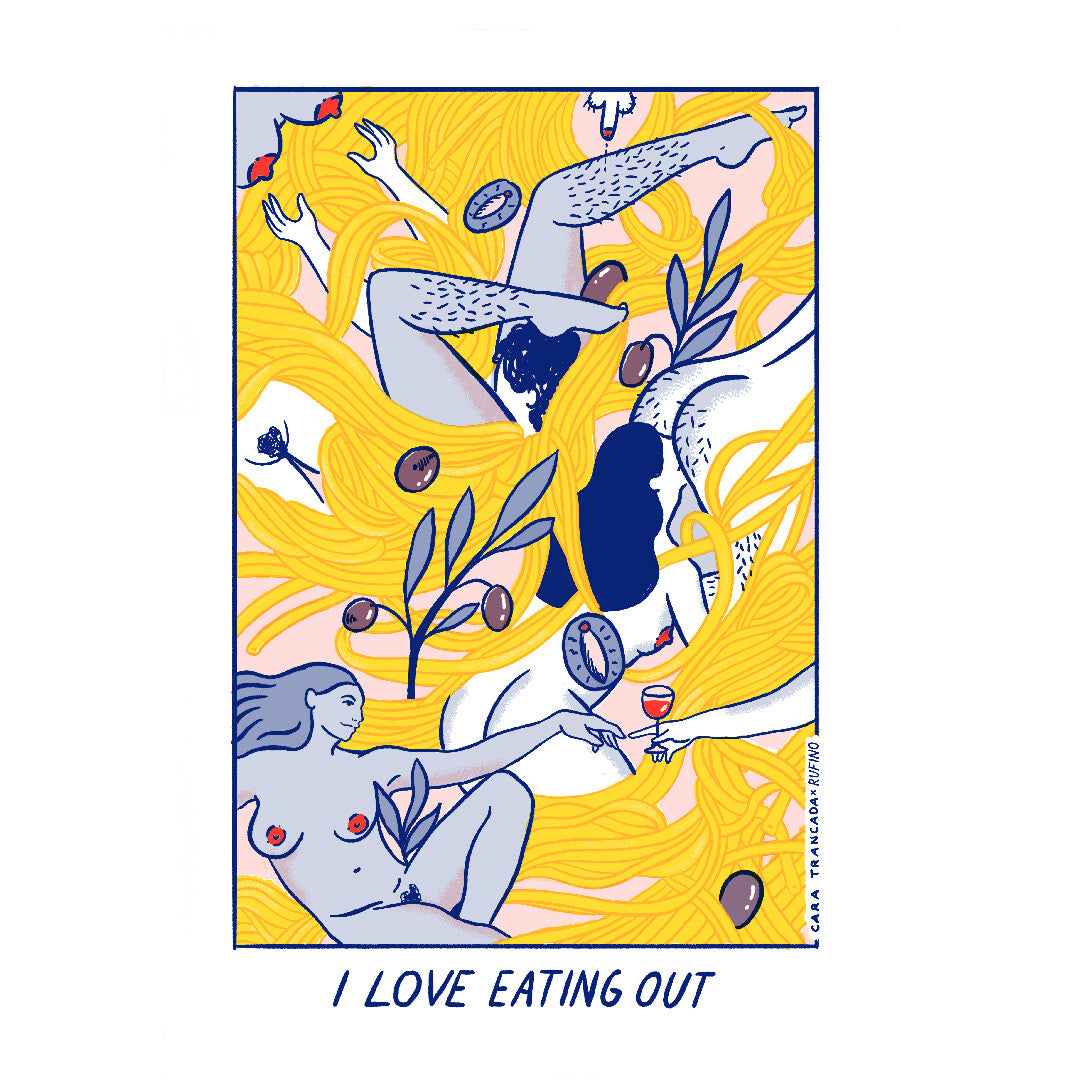I Love Eating Out Risoprint