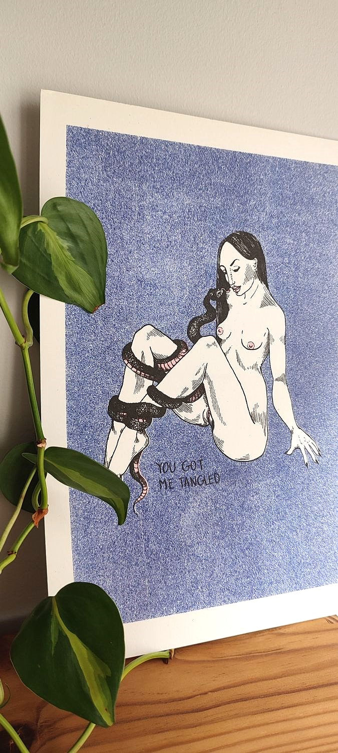 You Got Me Tangled Risoprint