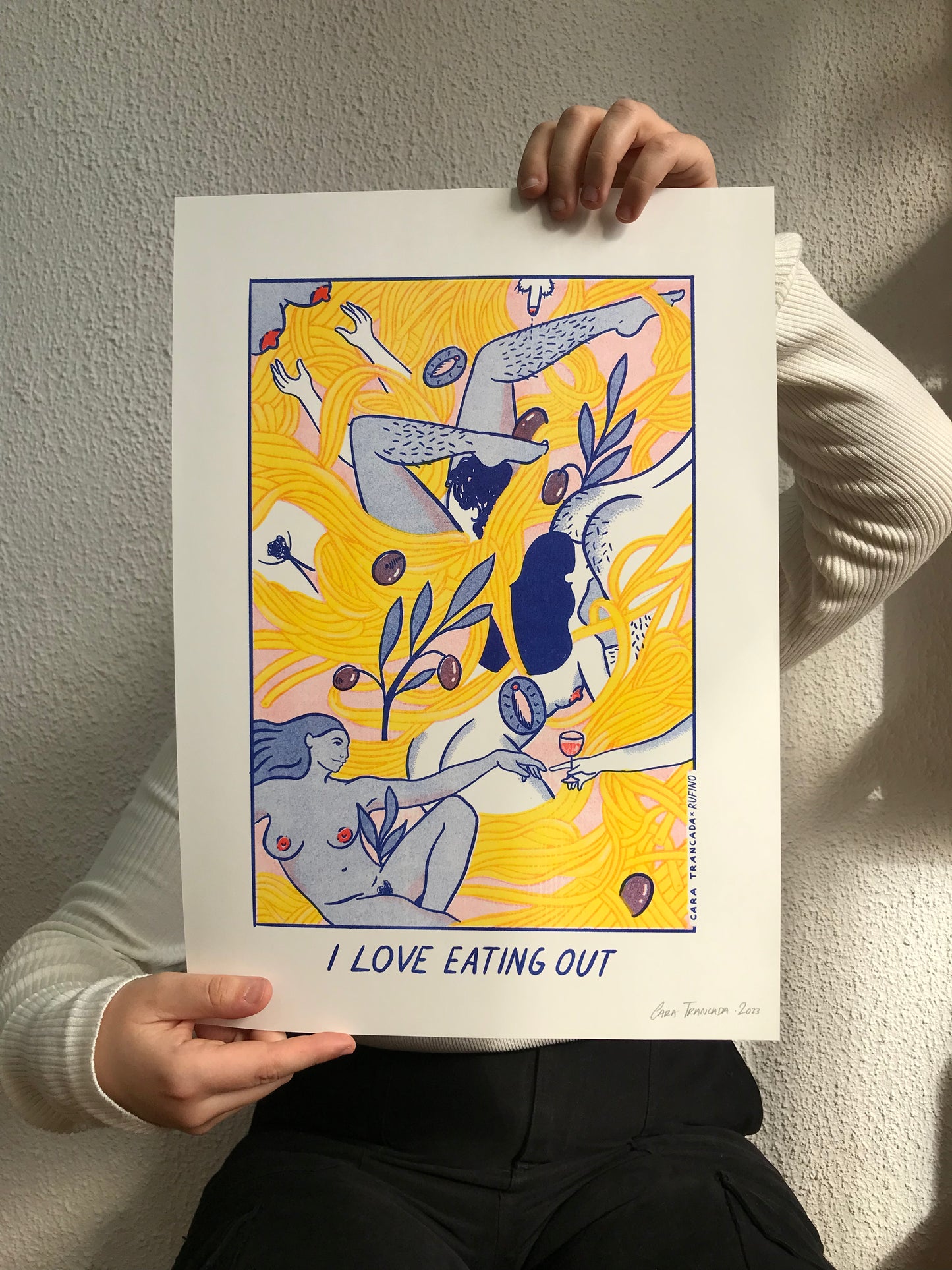 I Love Eating Out Risoprint