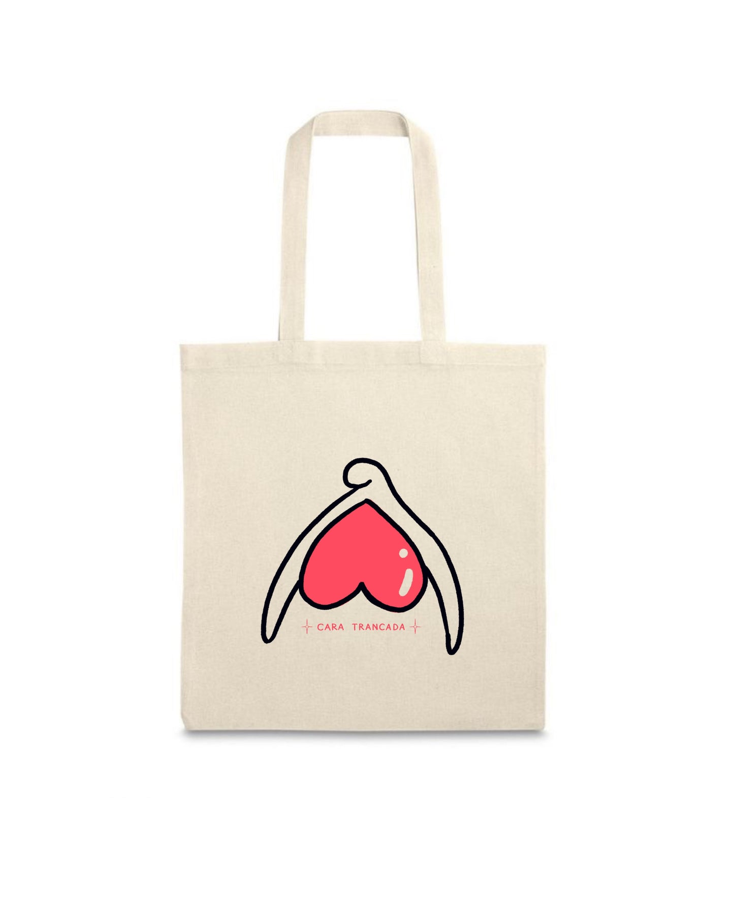 Natural Cotton Clit Tote Bag