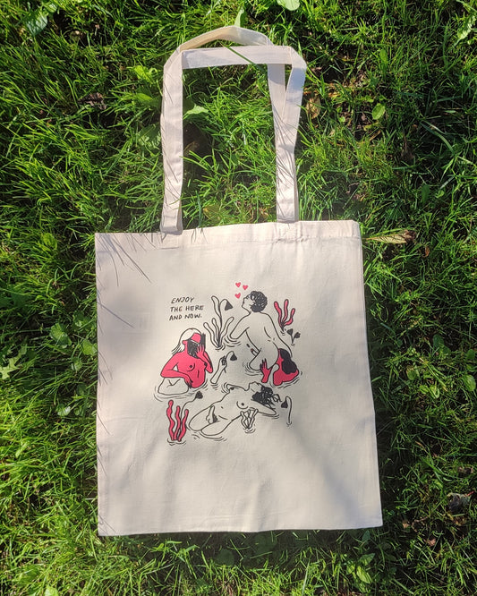 Enjoy The Here & Now Tote Bag