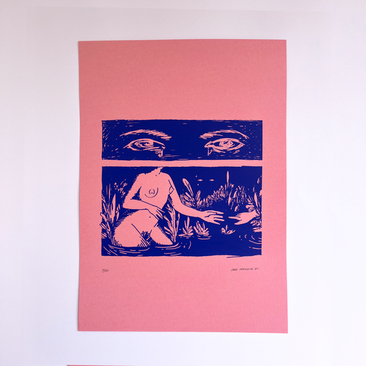 Jealousy Pink Screenprint