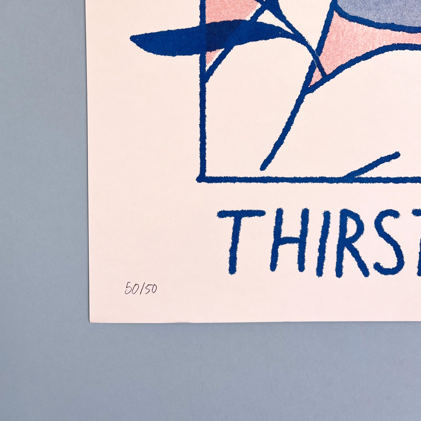 Close up of the numbered edition