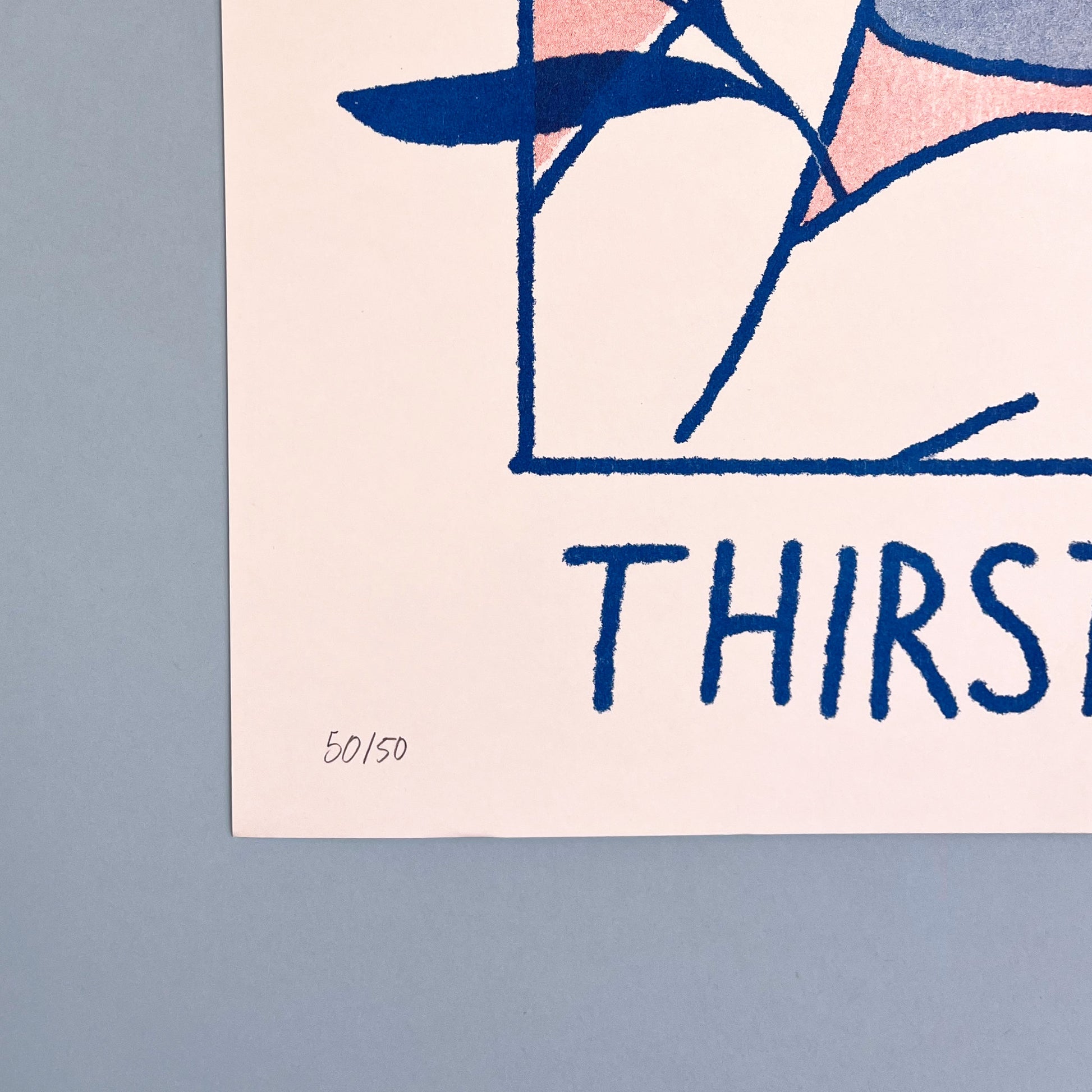 Close up of the numbered edition