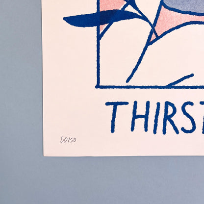 Close up of the numbered edition
